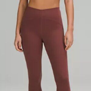 Lululemon Instill High-Rise Tight 25" (Smoky Red - Size 12)
